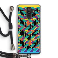 Skew Bee 1: Samsung Galaxy J8 (2018) Transparant Hoesje met koord