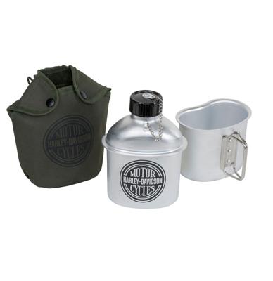 Harley-Davidson Circle Logo Veldfles LAATSTE STUKS