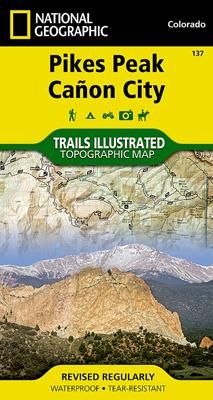 Wandelkaart 137 Topographic Map Guide Pikes Peak / Cañon City /CO | National Geographic