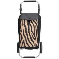 Beagles alberic shopping trolley-zebra brown Beagles alberic shopping trolley-zebra brown