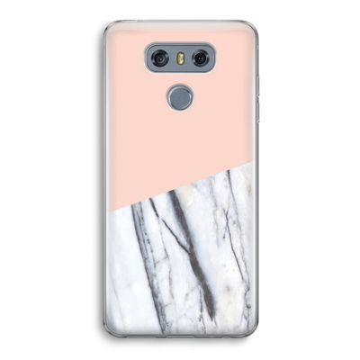A touch of peach: LG G6 Transparant Hoesje