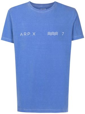 Osklen t-shirt en coton à logo imprimé - Bleu