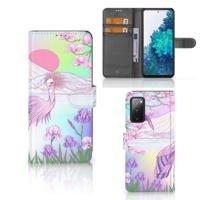 Samsung Galaxy S20 FE | Telefoonhoesje | Met pasjeshouder | Bird