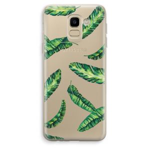 Lange bladeren: Samsung Galaxy J6 (2018) Transparant Hoesje