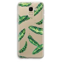 Lange bladeren: Samsung Galaxy J6 (2018) Transparant Hoesje