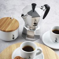 Bialetti Moka Express 0,3 l Aluminium, Zwart - thumbnail