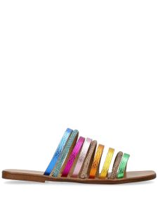 Kurt Geiger London sandales Daisy Rainbow à semelle plate - Bleu