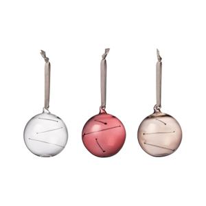 Iittala Sunbal80 mm helder/calluna/linnen 3 stuks