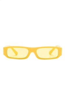 Dolce & Gabbana Kids lunettes de soleil Mini Me à monture rectangulaire - Jaune