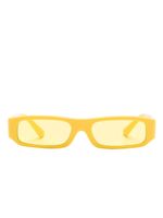 Dolce & Gabbana Kids lunettes de soleil Mini Me à monture rectangulaire - Jaune