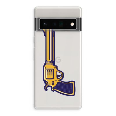 Pew Pew Pew: Google Pixel 6 Pro Transparant Hoesje