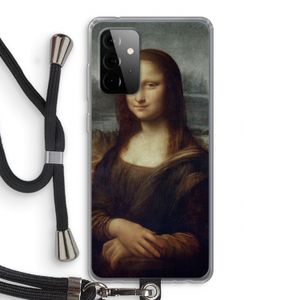 Mona Lisa: Samsung Galaxy A72 5G Transparant Hoesje met koord