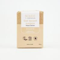 Alphanova Solide Cleansing bar bio gel droge huid sheabutter 100 Gram