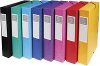 Exacompta elastobox Exabox 8 geassorteerde kleuren: geel, rood, roze, paars, blauw, turquoise, groen e... - thumbnail