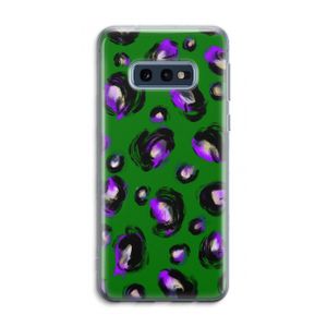 Green Cheetah: Samsung Galaxy S10e Transparant Hoesje