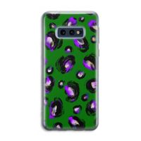 Green Cheetah: Samsung Galaxy S10e Transparant Hoesje