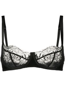 Fleur Of England soutien-gorge en dentelle à balconnets - Noir