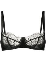 Fleur Of England soutien-gorge en dentelle à balconnets - Noir - thumbnail