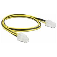 Delock Stroom Verlengkabel [1x ATX-stroombus 4-polig - 1x ATX-stroomstekker 4-polig] 50 cm Meerdere kleuren