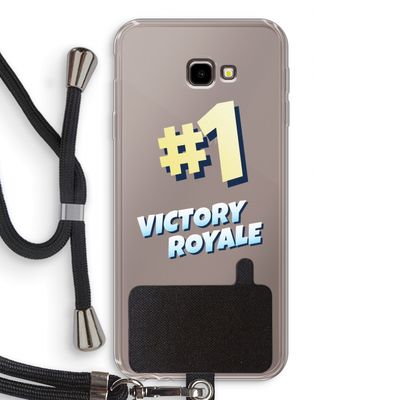 Victory Royale: Samsung Galaxy J4 Plus Transparant Hoesje met koord