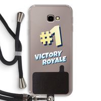 Victory Royale: Samsung Galaxy J4 Plus Transparant Hoesje met koord
