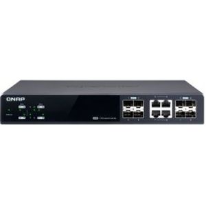 QNAP QSW-M804-4C netwerk-switch Managed 10G Ethernet (100/1000/10000) Zwart