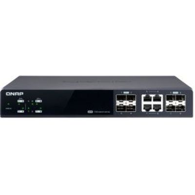 QNAP QSW-M804-4C netwerk-switch Managed 10G Ethernet (100/1000/10000) Zwart