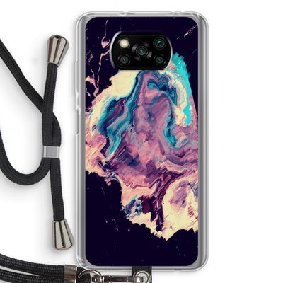 Cosmic Silence: Xiaomi Poco X3 Pro Transparant Hoesje met koord