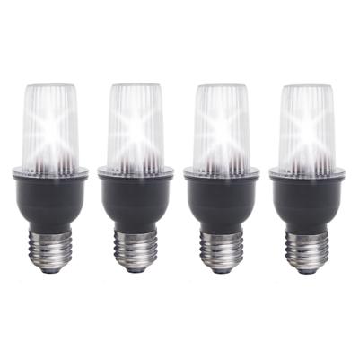 Stroboscoop lampje met E27 fitting - 4x - 230 Volt - Knipperlicht - Disco feestje voor thuis