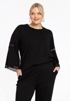 Yoek A-lijn shirt VERO | Zwart | Maat 50/52