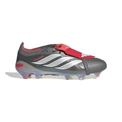 adidas Predator Elite FT Gras Voetbalschoenen (FG) Donkergrijs Wit Zilver Rood adidas Predator Elite FT Gras Voetbalschoenen (FG) Donkergrijs Wit Zilver Rood