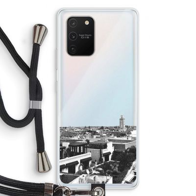 Marrakech Skyline : Samsung Galaxy S10 Lite Transparant Hoesje met koord