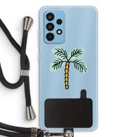 Palmboom: Samsung Galaxy A52 Transparant Hoesje met koord