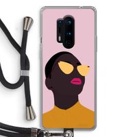 Yellow glasses: OnePlus 8 Pro Transparant Hoesje met koord
