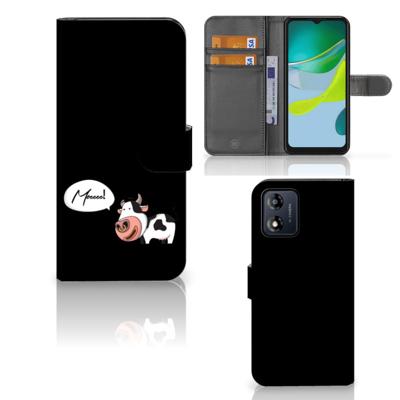 Motorola Moto E13 4G Leuk Hoesje Cow Motorola Moto E13 4G Leuk Hoesje Cow