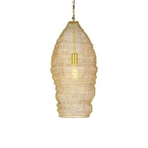 QAZQA Oosterse hanglamp goud 25 cm - Nidum