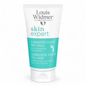 Louis Widmer Skin Expert Carbamide Forte 18% Ureum Voetencrème Tegen Eelt Zonder Parfum 75ml
