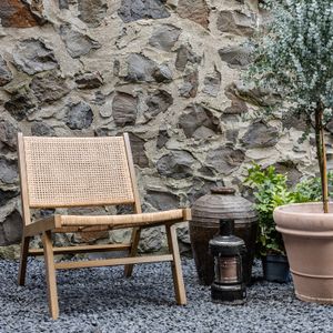 WOOOD Outdoor Fauteuil Puk - Naturel