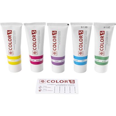 Creativ Company Zeepverf, diverse kleuren, 5x30 gr/ 1 doos