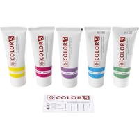 Creativ Company Zeepverf, diverse kleuren, 5x30 gr/ 1 doos