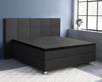 Primaviera Deluxe Topper Satijn Hoeslaken Zwart 180 x 200
