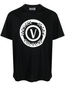 Versace Jeans Couture t-shirt à logo imprimé - Noir