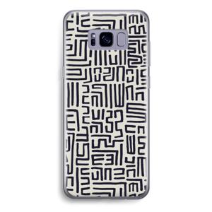 Moroccan Print: Samsung Galaxy S8 Transparant Hoesje