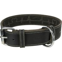 Hondenhalsband Trixie Heartbeat Zwart L 47-55 cm