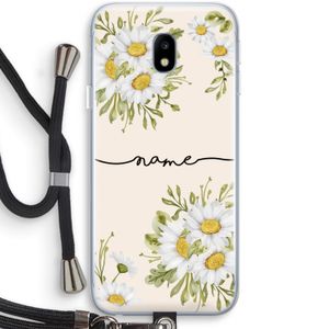 Daisies: Samsung Galaxy J3 (2017) Transparant Hoesje met koord