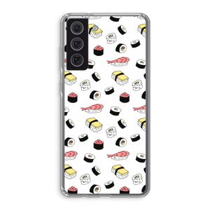 Sushi time: Samsung Galaxy S21 FE Transparant Hoesje