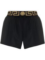 Versace short à taille Greca - Noir