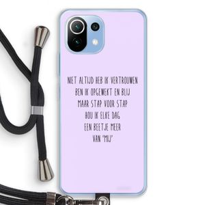 Zelfvertrouwen: Xiaomi Mi 11 Lite Transparant Hoesje met koord