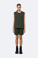 Rains Dames Liner Vest - Green - thumbnail