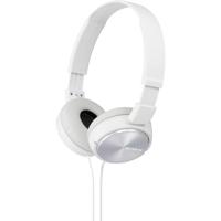 Sony MDR-ZX310 On Ear koptelefoon Kabel Wit Vouwbaar